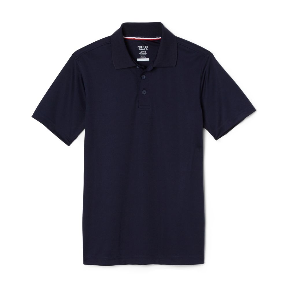Boys' Performance Sport School Uniform Polo – Navy