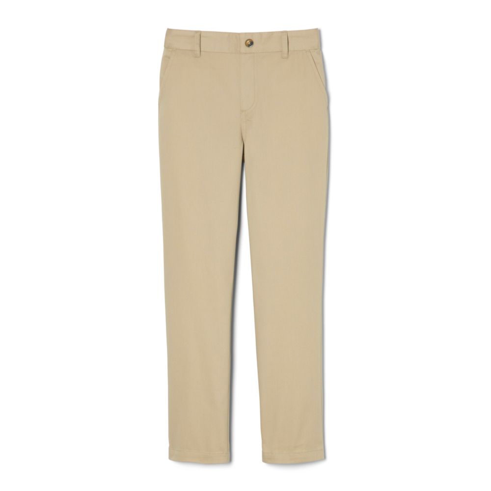 Girls' Straight Leg School Pants – Khaki